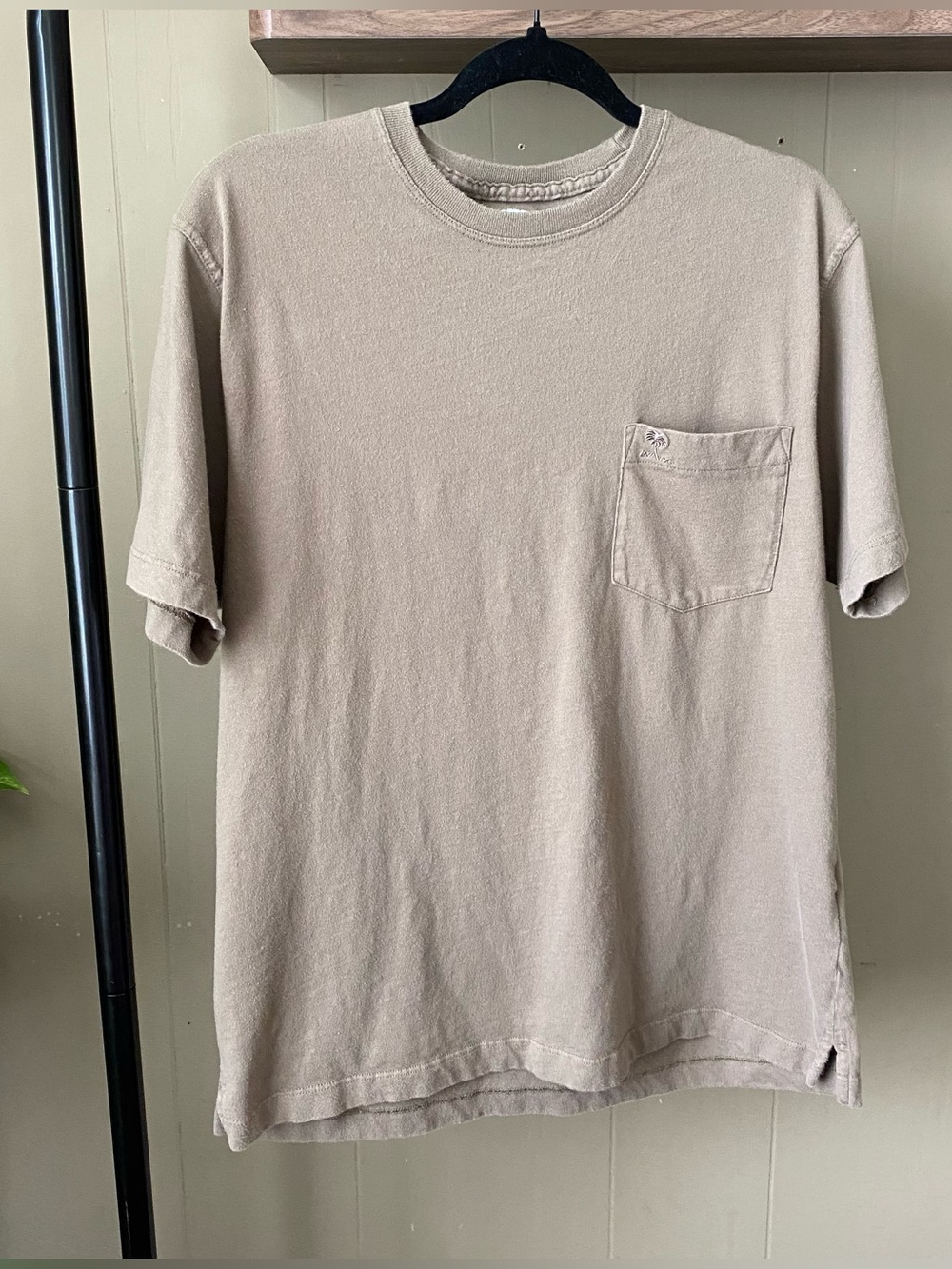 Island shores medium Men's brown cotton Crewneck T-Shirt